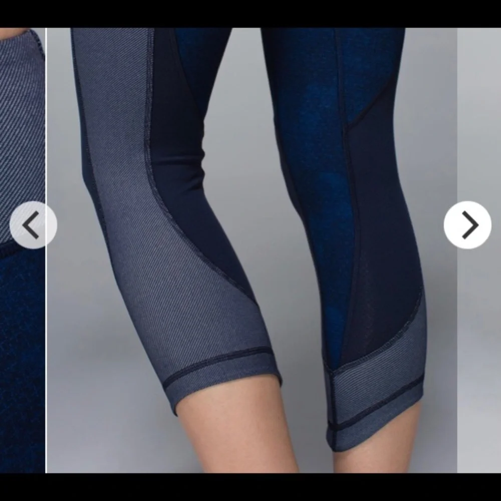 Lululemon Wunder Under Crop*Sashiko